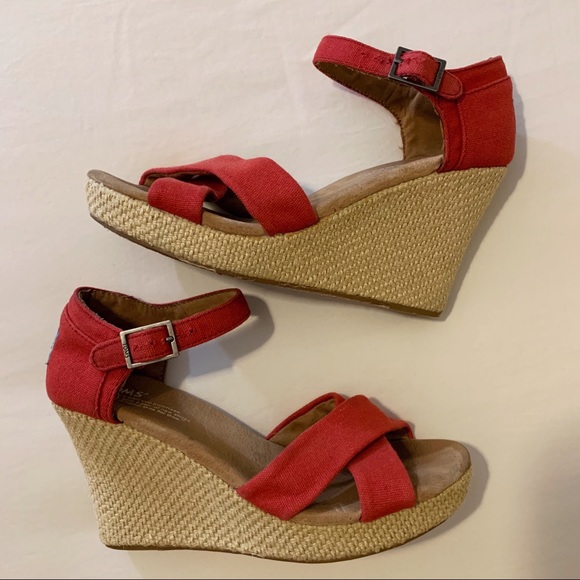 Toms Shoes - Toms Sienna Wedge Espadrille Sandals